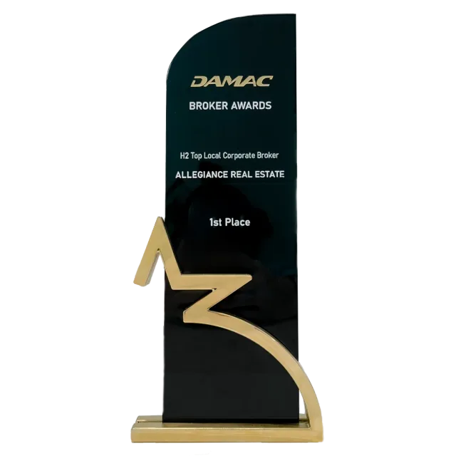 Damac Broker Awards H2 Top Local Corporate Broker 1st place